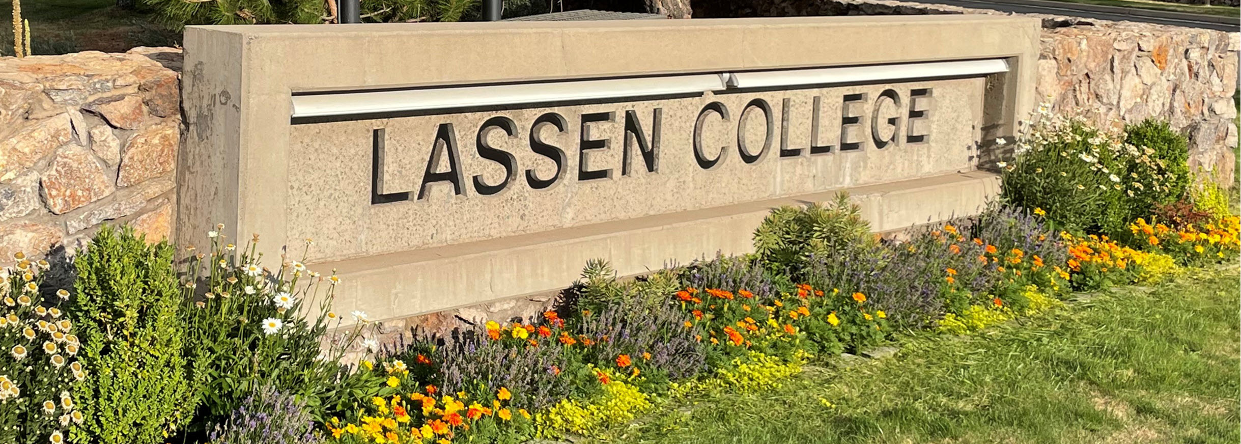 Lassen College Front Sign
