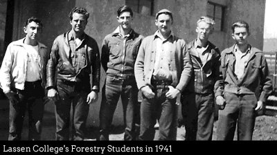 Lassen College's Forestry Students in 1941