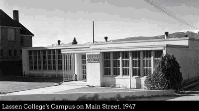 Lassen College's Campus on Main Street, 1947