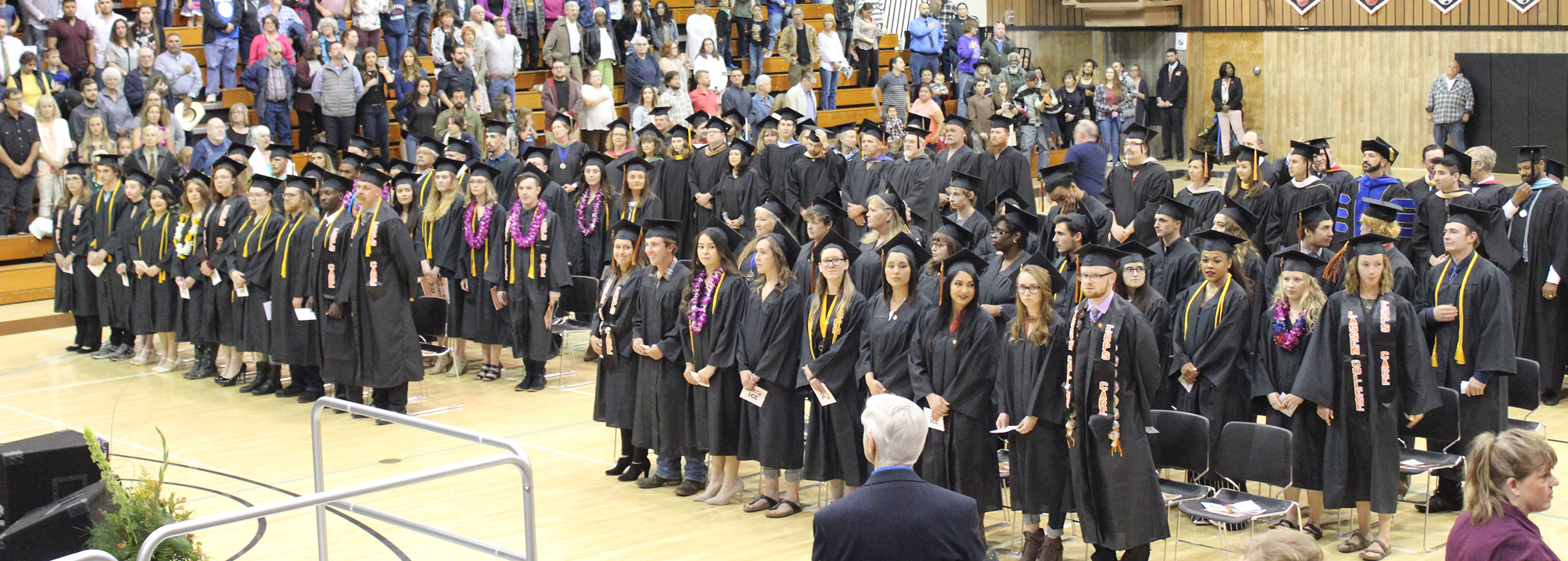 Students Receiving their diplomas