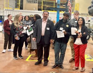 Chancellor and BOG visit Auto Classroom